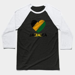 Love Jamaica Baseball T-Shirt